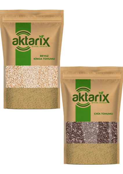 2,50 kg Chia Tohumu + 2,50 kg Kinoa Tohumu