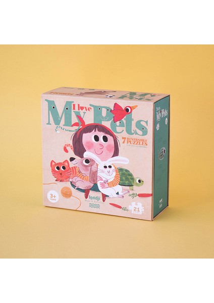 Londji Puzzle I Love My Pets - Yapboz Evcil Hayvanlarımı Seviyorum modelleri