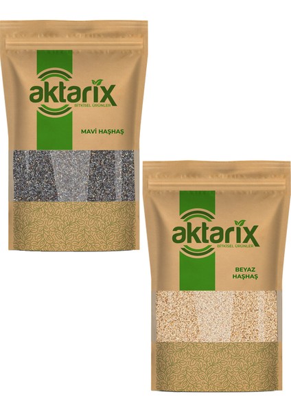 250 gr Mavi Haşhaş + 250 gr Beyaz Haşhaş