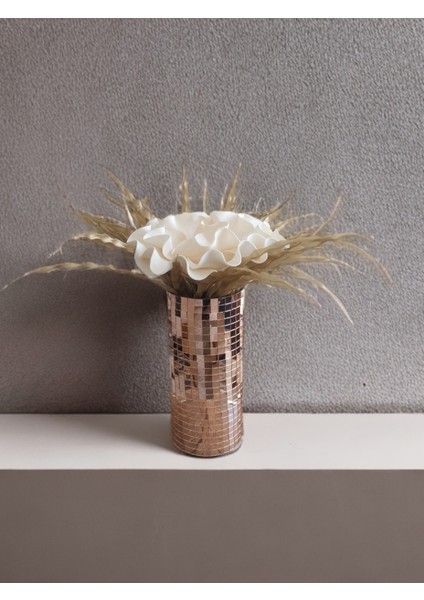Işıltı Home Desıgn Aynalıcam Vazo Rose Gold fiyatları