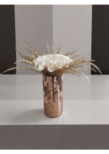 Işıltı Home Desıgn Aynalıcam Vazo Rose Gold fırsatları
