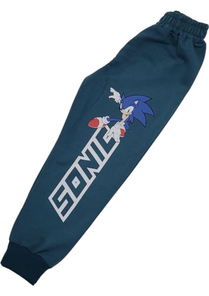 Erkek Çocuk Pamuklu Sonic Desenli Uzun Kollu Mevsimlik Pijama Takımı modelleri