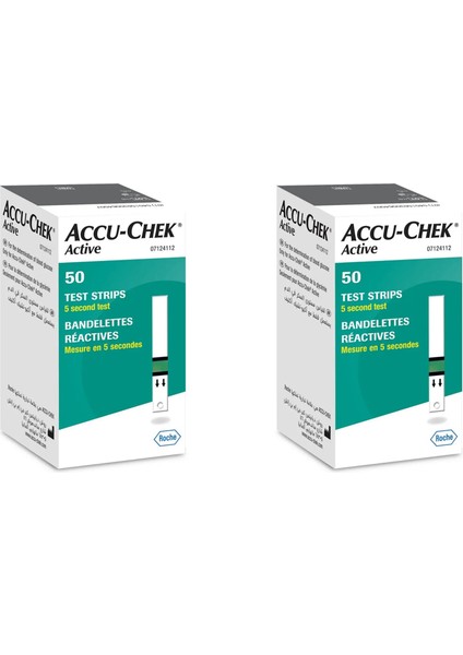 Accu-Check Active 50'li Şeker Stribi 2 Adet