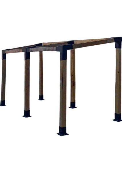Mrc Takmatik Ahşap Carpot Pergole Pergola Demir Bağlantı Braket Kiti Bungalov Bahçe Ev Çadır fiyatları