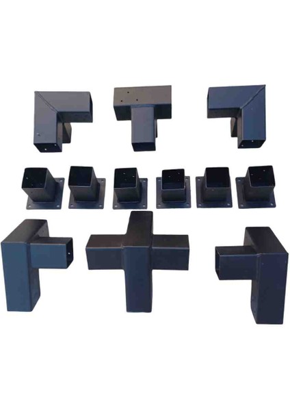 Mrc Takmatik Ahşap Carpot Pergole Pergola Demir Bağlantı Braket Kiti Bungalov Bahçe Ev Çadır modelleri