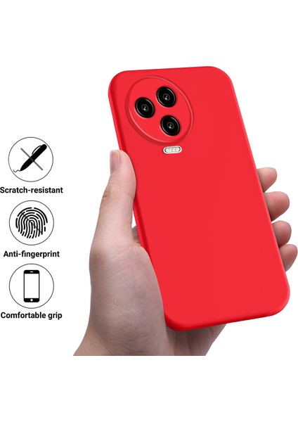 Infinix Note 12 Pro 4g / Note 12 (2023) 4g Sıvı Silikon Telefon Kılıfı Yumuşak Astarlı Kötü Anti Mobil Kapak (Yurt Dışından)