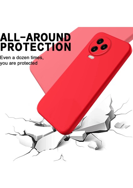 Infinix Note 12 Pro 4g / Note 12 (2023) 4g Sıvı Silikon Telefon Kılıfı Yumuşak Astarlı Kötü Anti Mobil Kapak (Yurt Dışından)