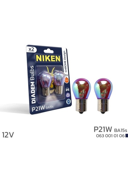 93 Diadem Ampul P21W Amber Renk 12V 21W (2 Adet)