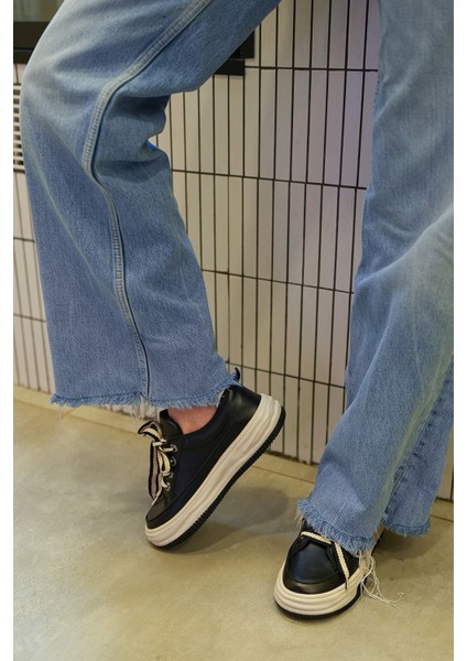 Kadın Sneaker Kalın Taban Spor Ayakkabı Rova Siyah fiyatları