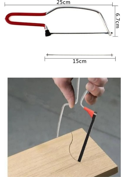 Hobi Testeresi Bıçaklı Kıl Testere Ahşap Metal Boru Fayans Kesim Testeresi ve Yedek Uç Metal Testere fiyatları