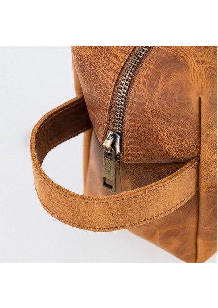 Eve Deri Makyaj Bakım Çantası Xlarge G19 Taba modelleri