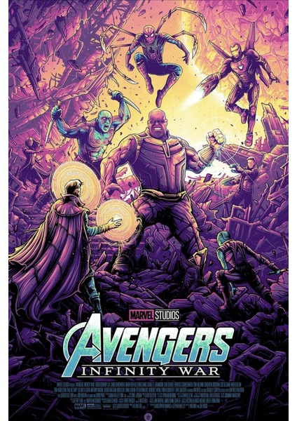Avengers Infinity War (2018) 0026 ( Folyo ) - Afiş - POSTER-1528 ( 50 cm x 70 cm )
