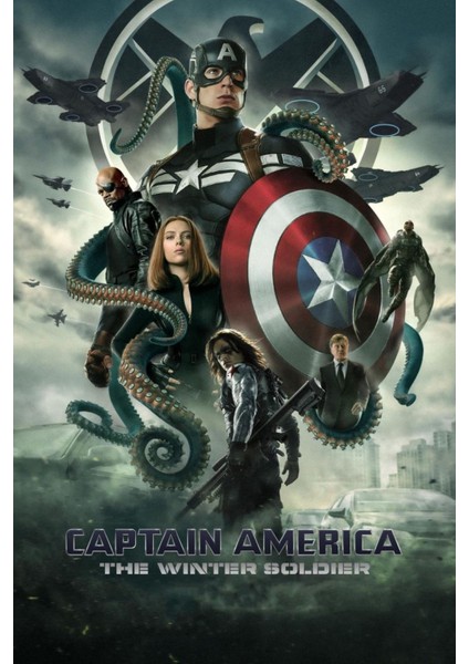 Captain America The Winter Soldier (2014) 7 ( Folyo ) - Afiş - POSTER-1997 ( 50 cm x 70 cm )
