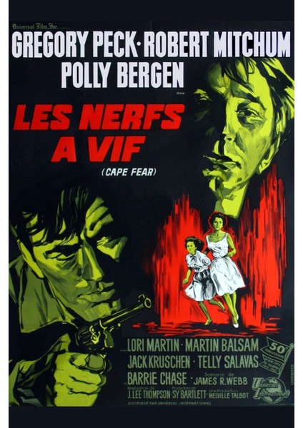 Cape Fear (1962) 1 ( Folyo ) - Afiş - POSTER-1958 ( 50 cm x 70 cm )