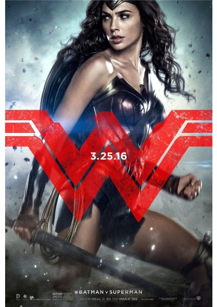 Batman V Superman Dawn Of Justice (2016) 4 ( Folyo ) - Afiş - POSTER-1678 ( 50 cm x 70 cm )