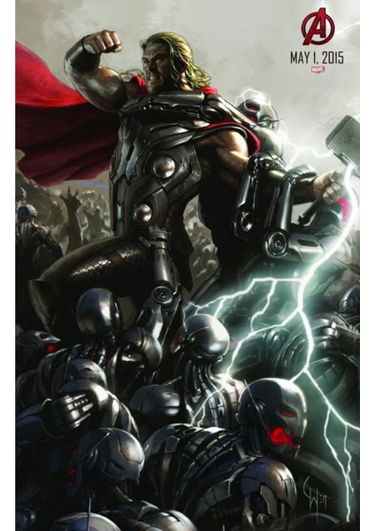 Avengers Age Of Ultron (2015) 0019 ( Folyo ) - Afiş - POSTER-1464 ( 50 cm x 70 cm )