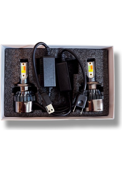 F30 3 Renk H7 LED Xenon Pembe Buz Mavi Beyaz (Çakarlı) 12V 15000 Lümen fırsatları