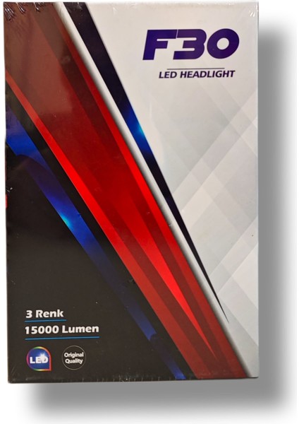 F30 3 Renk H7 LED Xenon Pembe Buz Mavi Beyaz (Çakarlı) 12V 15000 Lümen indirimleri