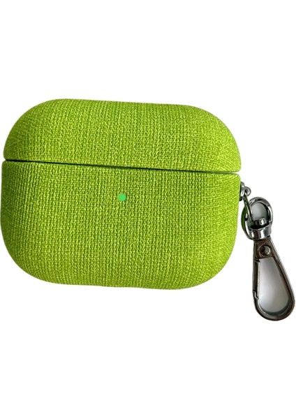 Airpodspro Bluetooth Kulaklık Kılıfı Için Denim Pu Kayış Askısı (Yurt Dışından)