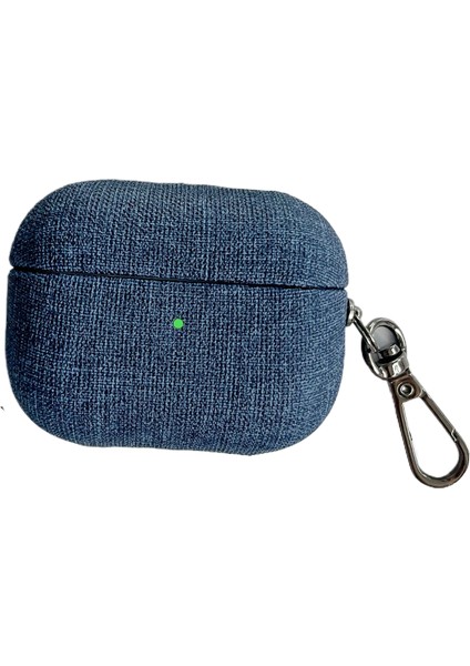 Airpodspro Bluetooth Kulaklık Kılıfı Için Denim Pu Kayış Askısı (Yurt Dışından)