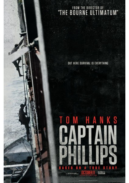 Captain Phillips (2013) ( Folyo ) - Afiş - POSTER-2020 ( 50 cm x 70 cm )