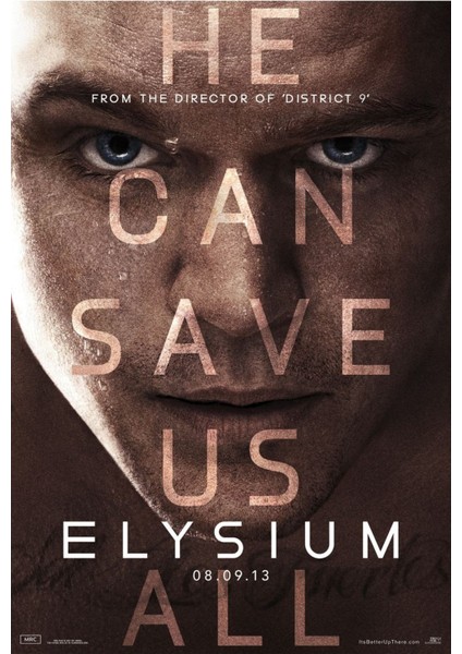 Elysium (2013) ( Folyo ) - Afiş - POSTER-2669 ( 50 cm x 70 cm )