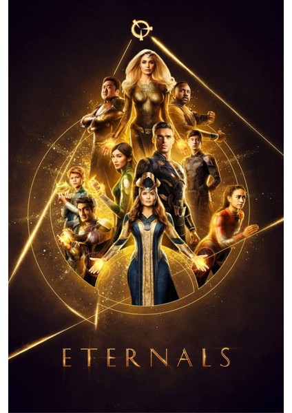 Eternals (2021) 3 ( Folyo ) - Afiş - POSTER-2710 ( 50 cm x 70 cm )