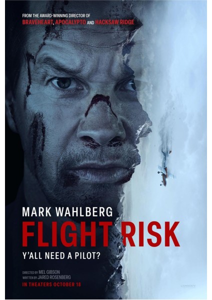 Flight Risk (2024) 0001 ( Folyo ) - Afiş - POSTER-2883 ( 50 cm x 70 cm )