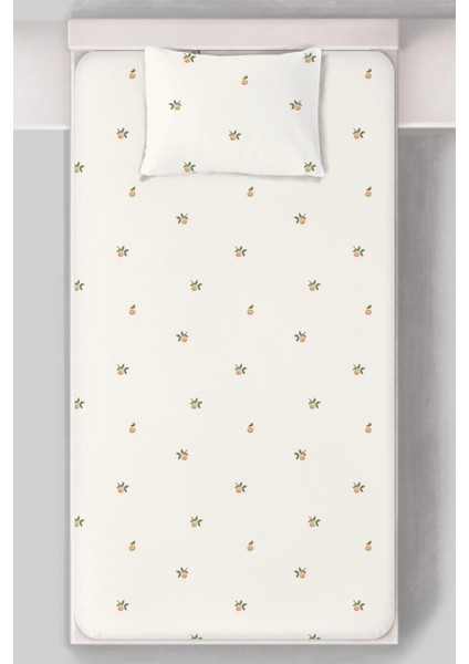 Organik Tek Kişilik Lastikli Çarşaf Seti - Minik Limonlar modelleri