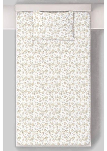 Organik Tek Kişilik Lastikli Çarşaf Seti - Çiçek Bahçesi modelleri