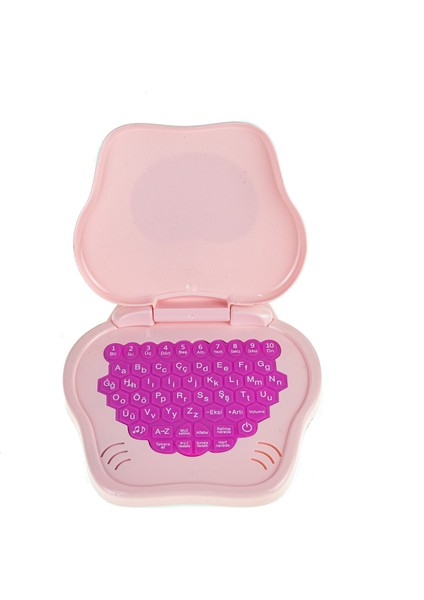 Oyuncak Mini Laptop Eğitici Öğretici Bilgisayarım Türkçe Pembe fiyatları