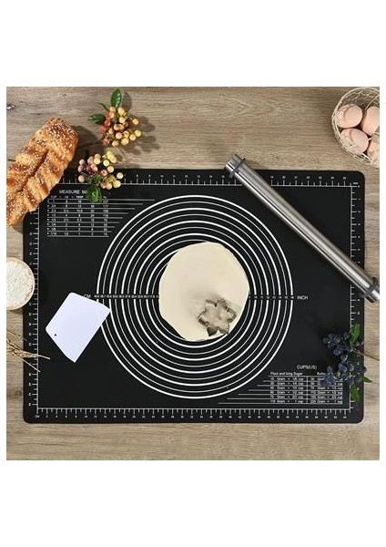 Buffer Silikon Çok Amaçlı Geniş Hamur Matı Hamur Açma Matı 40*50 cm indirimleri