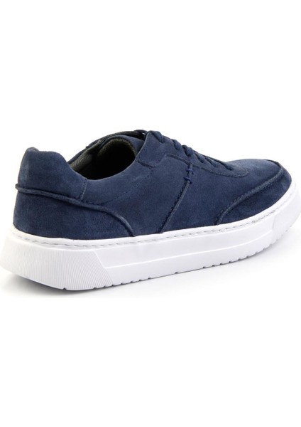 Mavi Süet Deri Erkek Casual Ayakkabı E01034325002 fırsatları