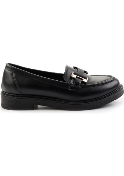 Siyah Kadın Loafer Ayakkabı K01257050009