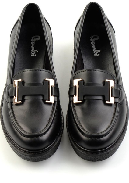 Siyah Kadın Loafer Ayakkabı K01257050009