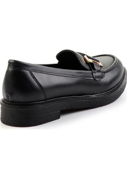 Siyah Kadın Loafer Ayakkabı K01257050009