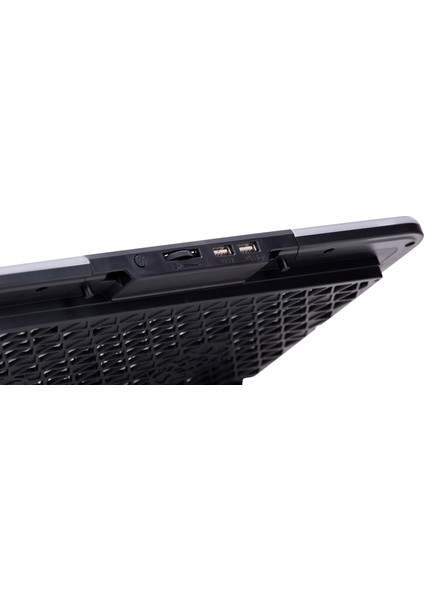 Classone Mila Serisi M2 R-TYPE 13-17 inch RGB Işıklı, 2 Büyük Fan, Telefon Standı,2 USB Notebook Soğutucu Stand