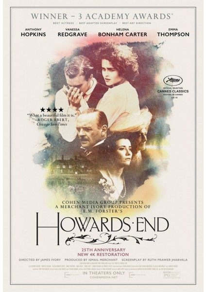Howards End (1992) ( Folyo ) - Afiş - POSTER-3651 ( 50 cm x 70 cm )