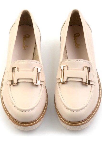 Bej Kadın Loafer Ayakkabı K01257050009