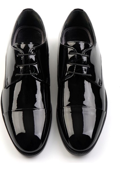 Siyah Rugan Deri Erkek Klasik Ayakkabı E01401702808 modelleri