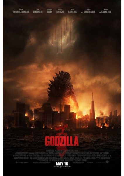 Godzilla (2014) 1 ( Folyo ) - Afiş - POSTER-3097 ( 50 cm x 70 cm )