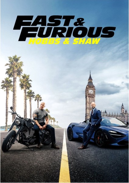 Hobbs & Shaw (2019) 0003 ( Folyo ) - Afiş - POSTER-3538 ( 50 cm x 70 cm )