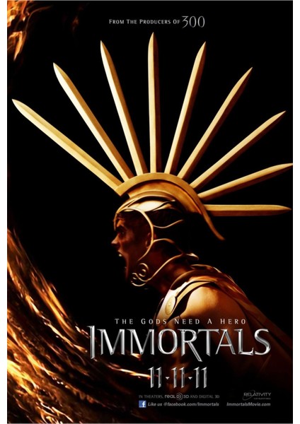 Immortals (2011) 7 ( Folyo ) - Afiş - POSTER-3724 ( 50 cm x 70 cm )