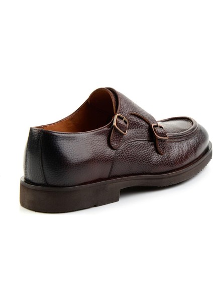 Kahve Floter Hakiki Deri Erkek Klasik Ayakkabı E01755303040 fırsatları