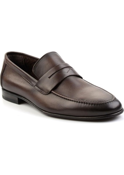 Kahve Deri Erkek Klasik Ayakkabı E01757800003 fiyatları