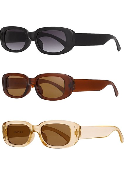 Unisex Güneş Gözlüğü 3'lü Fırsat Seti 1047