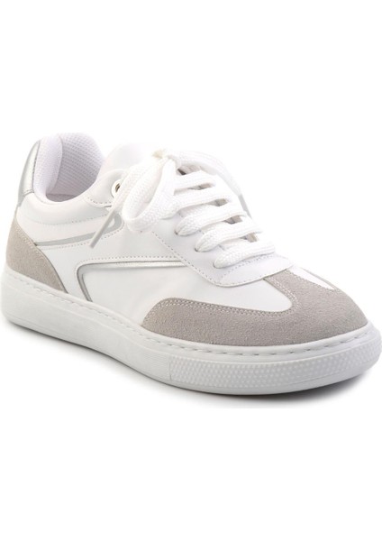 Gri Beyaz Süet Kadın Sneaker K01344302202 fiyatları