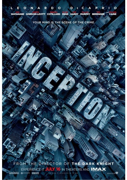 Inception (2010) 0003 ( Folyo ) - Afiş - POSTER-3741 ( 50 cm x 70 cm )