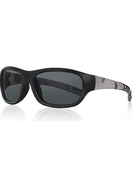 Çocuk Güneş Gözlüğü Siyah Çerçeve Füme Sap 4007