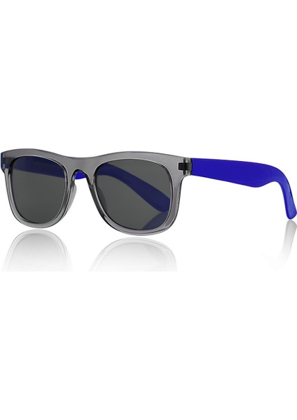 Unisex Çocuk Güneş Gözlüğü Füme Çerçeve Lacivert Sap 4001